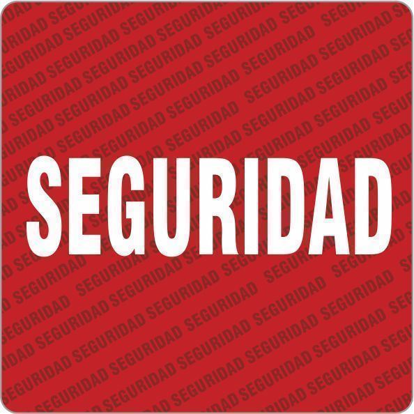 SEG001 - Etiquetas Seguridad - Rollo de 250 ud - 50 x 50 mm - Imagen 1